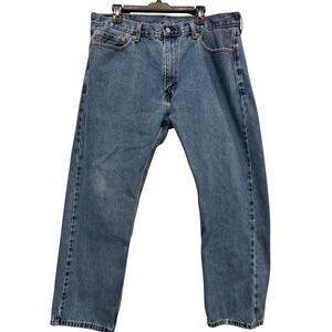 Levi Strauss Co 505 Mens Jeans 40x29 Medium Wash Straight Fit Denim